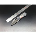 Personalized Skull Pattern Printing Practical Outdoor Pocket Folding Steel Knife