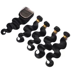 Full Cuticle Aligned Raw Virgin Brazilian Human Hair Body Wave Weave Bundles No Shedding Tangle Free