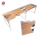 Table Aluminium Outdoor Table Factory Sale Foldable Outdoor Party Folding Table Custom Aluminium Beer Pong Table