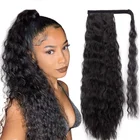 Hair Extension Import Hair Extension 2019 New Arrival Hot Sale 100% Brazilian Ponytail Human Hair Extension With Clips