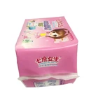 OEM private label elegant 165mm cotton ultra thin super absorbent disposable women lady sanitary napkin pad