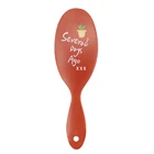 Brown fresh men go out home public place convenient electrostatic ellipse comfortable style hair brush