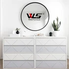 Dressing Table Metal Dressing Table OEM Factory Customized Girls Modern Metal Mirrored Dressing Table With Drawers