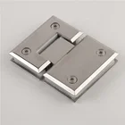 Glass to glass 5mm 180 degree Bevel edges mirror light framed shower door hinge