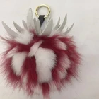 Factory Direct Wholesale fur pendant fur pendant usb real mink fur keychain bag charm luxury pendant