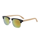 Wholesale Pc Frame Polarized Sun Glasses Wooden Bamboo Temples Sunglasses