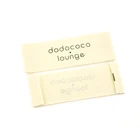 Fabric Woven Labels Organic Cotton Fabric Clothing Garment Silk Screen Printed Woven Labels for Clothes