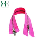 China Zipper Zipper For Bags China Manufacturer Durable Finished Auto Lock 2 Way Metal Zipper For Bag