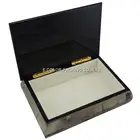 Fancy wood ornament storage box luxury custom printed wood makeup box