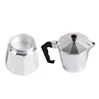 YRP 3 cup Aluminum Moka Espresso Cafeteria Percolator Pot Coffee Maker Mocha Latte Coffee Maker Italian