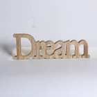 Mdf Home Decorative Free Standing Dream Wooden Letters Mdf