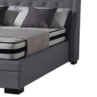 Queen Bed Upholstered Bed Supplier Good Quality Bedroom Furniture Queen Upholstered Modern Storage Bed