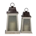 Day Wholesale Christmas Day Garden Outdoor Decorations Hanging Metal Lantern