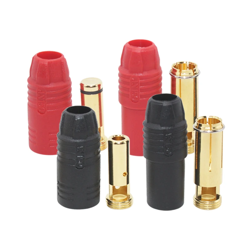 Amass As Plug Red Black Gold Plated Banana Plug Mm Male Female Anti