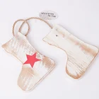 Star 5 Star Boots Decorated For Christmas