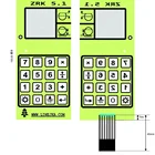 Poly Membrane Switch Keypad with transparent window