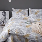 Wholesale full king quilt cover 3D Colourful feather Duvet Cover Set