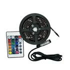 Led Tv USB 5V LED Strip Lights 24 Keys RF Remote Controller With SMD 5050 1m LED TV Backlight