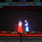 3D Holographic stage flim ,45degree hologram projection foil ,pepper ghost