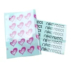 Paper Logos Transfer New Design Pressure Sensitive Stickers Cold Transfer Paper With Custom Heart Logo