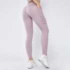 Custom make quick drying seamless fitness yoga pants leggings