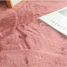Fur Carpet Mats Faux Fur Carpet Pink And Green Rabbit Mat For Rabbit Cage Mats