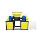 Msw 15-sheet paper 100hp film industrial small tire shredder tyre recycling equipment