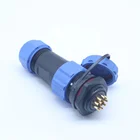 outdoor wire electric bicycles car cable waterproof connector 4 pin ip68 male female