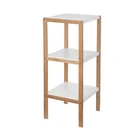 Bathroom Bamboo Book Storage 3 Tier Stand Rack Shelf Shelving