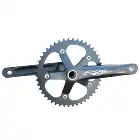 Jiankun Fat Bike Forged Hollow Crank 170/172.5/175mm Folding Bicycle Crankset
