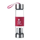 China supplier glass tumbler tea bottle customize capacity portable bottle for outdoor sport.