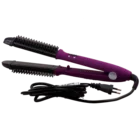 2 in 1 hair PTC heater ceramic plate hair straightener and hair curl comb