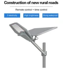 Solar Street Light Solar 30w Solar Street Light Outdoor Garden Yard 300w Solar Street Light 100w 200w 400w With 4m 5m 6m 7m 8m