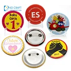 Wholesale maker blank metal printed heart square round tin tinplate cat custom cheap pin button badge 58mm