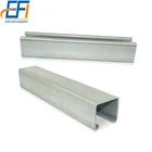 Low Price Stainless Steel Slotted Galvanized C Steel Profile C Channel