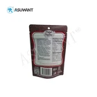 Custom design doypack transparent food packaging wicket bread packing plastic bag for bakery use