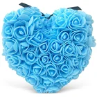 Wholesale 16 inch festival Valentines day decor custom 40 cm large artificial flower Rose valentine teddy bear