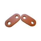 Leather custom printed metal clothing logos new pu label for handbags