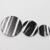 Geometric white/black Trendy Round Button two hole acetic acid large decorative overcoat buttons