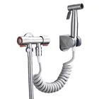 Convenient type 304 stainless steel washer set bathroom accessories bidet sprayer toilet spray gun