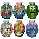 Hoodies Mens Hoodies Streetwear Cartoon 3D Printed Streetwear Anime Hoodies For Men