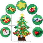 3.6 FT 3D DIY Set Felt Christmas Tree for Kids with 33 Pieces of Ornament Decor Wall Hanging Decorations