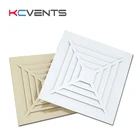 ALUMINIUM SQUARE CEILING 4 WAY DIFFUSERS VENT