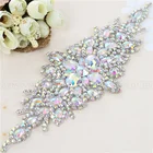 Hotsell High Quality Wholesale Bridal Sash Rhinestone Appliques Crystal Embellishments for Wedding Dresses