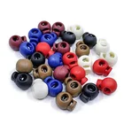 White White Black Colourful Nylon Rope Buckle Plastic Cord Lock Stopper