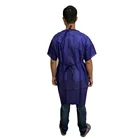 Cheap disposable hospital clothing medical non woven patient gown short sleeve