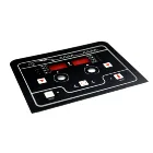 Factory custom rubber key PCB membrane switch keypad for dust collector