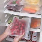 Custom Washable Vacuum Seal Food Biodegradable Reusable Freezer Storage Bags