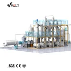 Used waste engine oil recycling to clean diesel fuel oil distillation refining plant