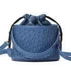 New Arrival Fashion Ostrich Lady Bucket Bag PU Snakeskin Pattern Hit Sale Women Handbags For Wholesale